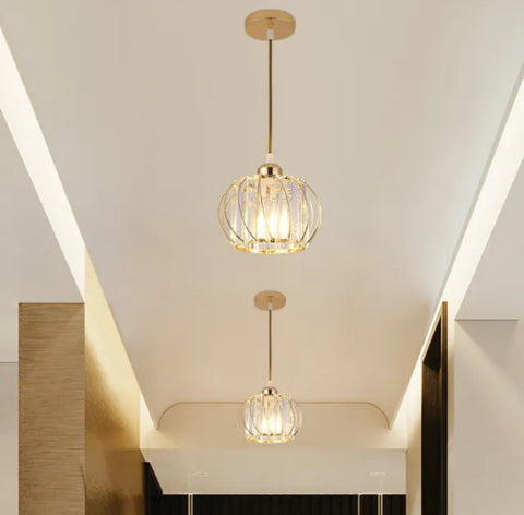3X Crystal Kitchen Pendant Light Bar Ceiling Lights Dining Room Chandelier Light