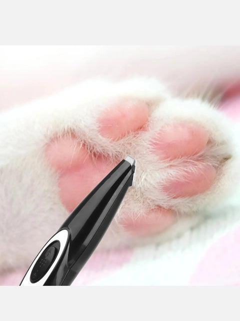 Cordless Pro Pet Hair Clippers Dog Cat Paw Trimmer Grooming USB Rechargeable Kit