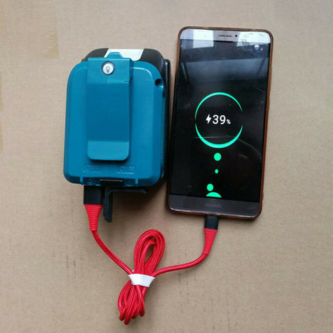 2 USB Power Charger Adapter Converter For Makita 18V 14.4V ADP05 Li-ion Battery - Bright Tech Home