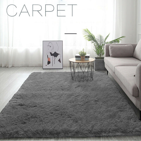 Floor Mat Rugs Shaggy Rug Area Carpet Large Soft Mat Bedroom Living Room Mats AU - Bright Tech Home