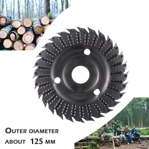 125mm Angle Grinder Grinding Wheel Wood Carving Disc Sanding Shaping Woodworking - Bright Tech Home
