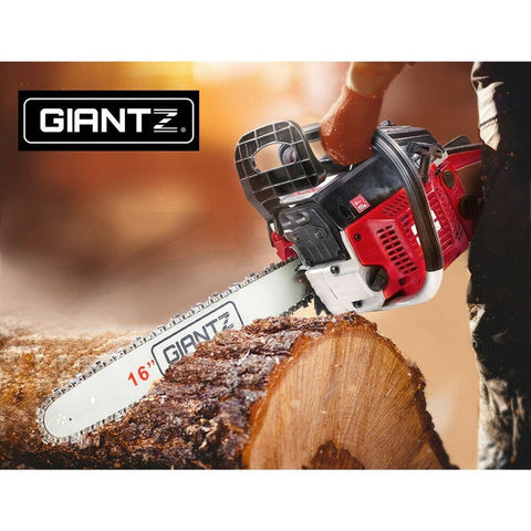 Giantz Petrol Chainsaw Commercial 45cc E-Start 16'' Top Handle Tree Chain Saw