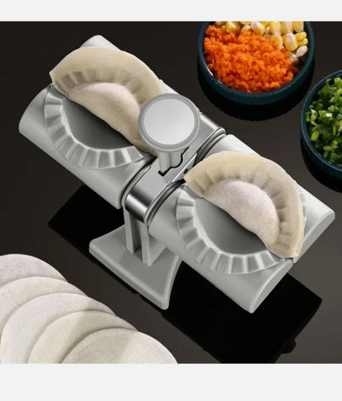 2 Dumplings Maker Household Double Head Automatic Dumpling Maker Mould - Bright Tech Home