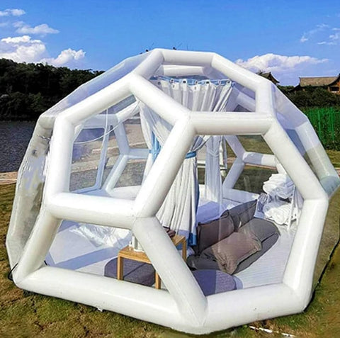 4M Bubble House Inflatable Bubble Tent Transparent Outdoor Camping - Bright Tech Home