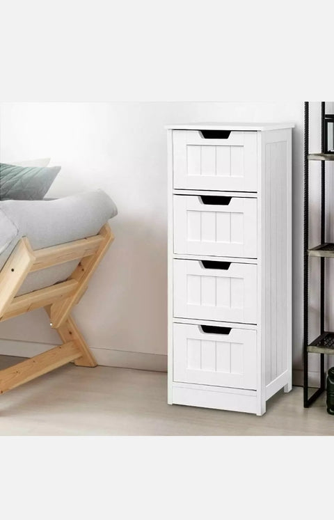 Wooden Storage Cabinet Chest of Drawers Dresser Bedside Table Bathroom  Furniture
