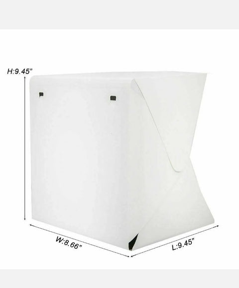 Studio Photo Box Lighting Photography LED Foldable Light Room Tent Backdrop