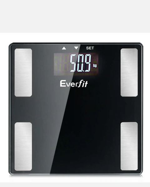 Everfit Bathroom Scales Digital Body Fat Scale 180KG Electronic Monitor BMI CAL - Bright Tech Home