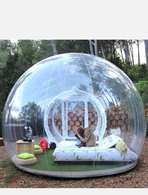 5M Inflatable Eco Home Tent DIY House Luxury Dome Camping Cabin Lodge Air Bubble - Bright Tech Home