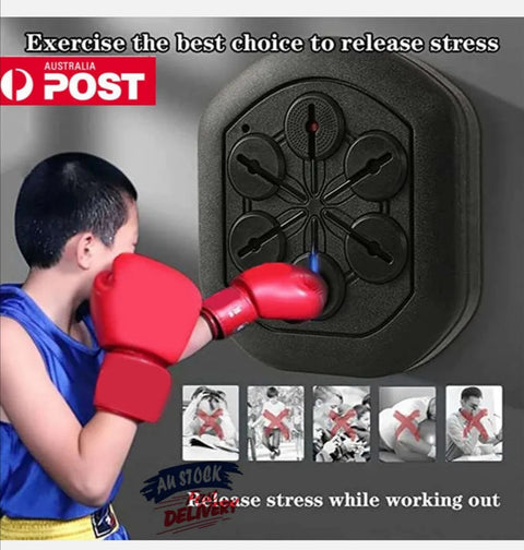 Smart Boxing Wall Target Music Boxing Training Wall Mount Fight Equipment+Glove