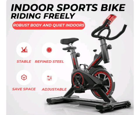 Fitness Spin Bike Exercise Home Gym Workout Flywheel Commercial Cycling Indoor - Bright Tech Home
