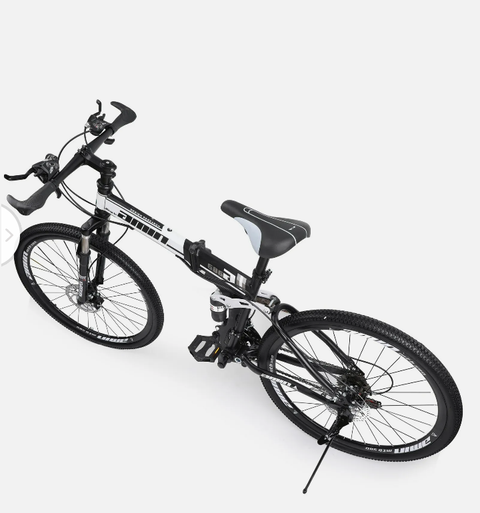 26" 21 Speed MTB Folding Bicycle Unisex Adult Mountain Bike Full Suspension AU - Bright Tech Home