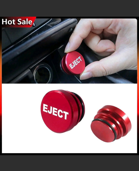 12V Red Eject Button Car Cigarette Lighter Cover Decor Universal Car Accessories
