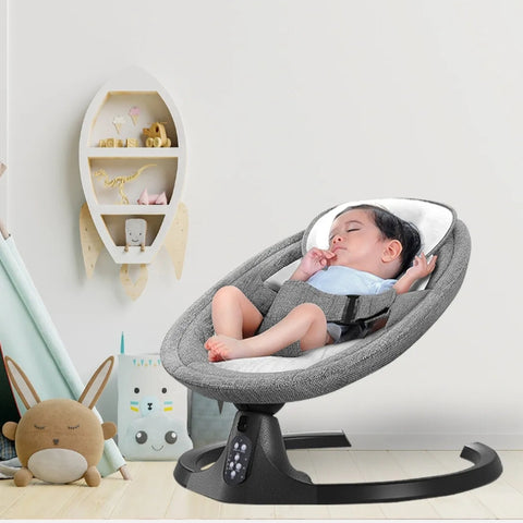 Baby Swing Cradle Rocker Bed Electric Bouncer Seat Infant Crib Remote Chair