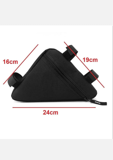 Sporting Accessories Bike Cycling Triangle Bag Front Frame Bicycle Black Pouch