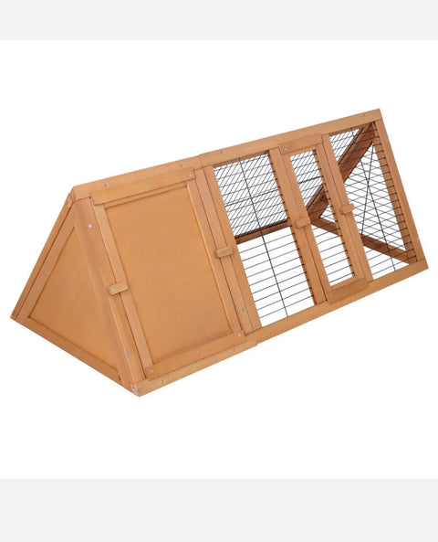 i.Pet Rabbit Hutch Chicken Coop Run Wooden Cage Guinea Pig House Outdoor Large