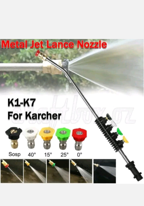 High Pressure Washer Gun Kit Nozzle Water Spray Cleaner Car Garden For Karcher