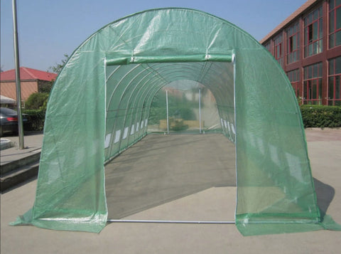 10x4M Galvanised pole super strong Walk-in Polytunnel Greenhouse - Bright Tech Home