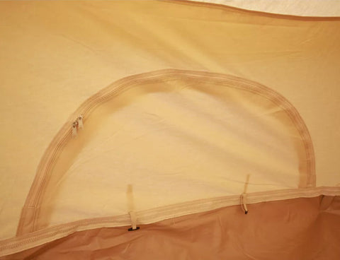 4-season 4m stove hole cotton canvas camping bell tent outdoor beach safari tent - Bright Tech Home