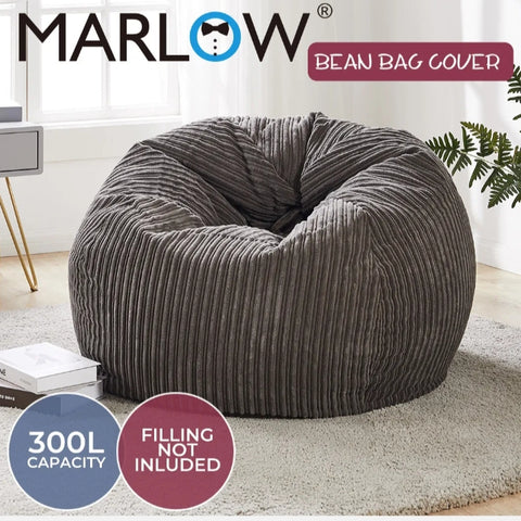 Marlow Bean Bag Chair Cover Indoor Outdoor Home Game Seat Loungue Sofa Large