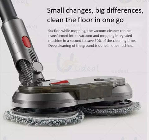 Electric Motorised Mop for Dyson V7 V8 V10 V11 Cordless Vacuum Cleaners Wet Dry - Bright Tech Home