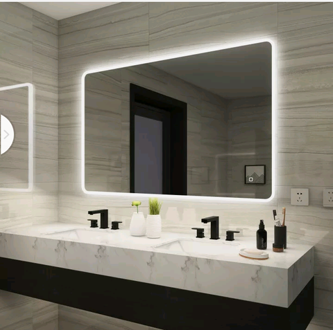 Smart Mirror Bathroom with Bluetooth Vanity LED Lighted Wall Mirror 1000x700mm