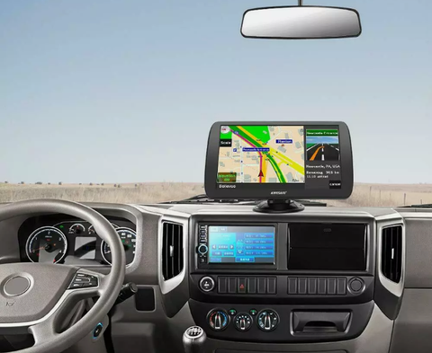 9"SAT NAV  AWESAFE Portable GPS Navigation for Truck Navigator Free Australia Map