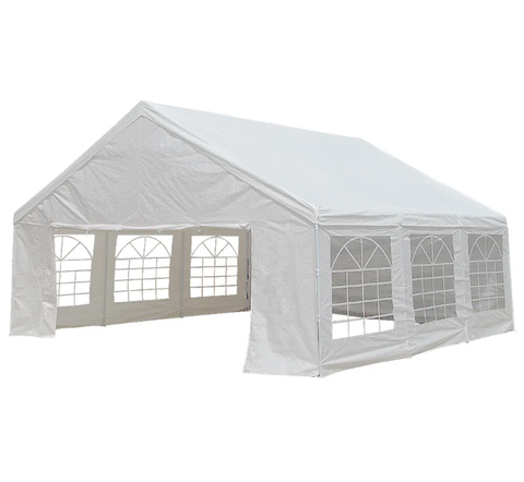 Water Resistant Outdoor Marquee Gazebo Tent Wedding Party Shade Canopy White
