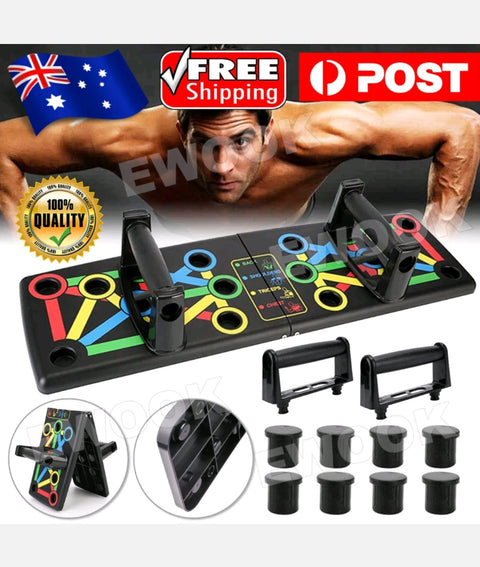 Push Up Board Rack Bar Grip Handle Muscle Gym Train Gym Workout Fitness Stand