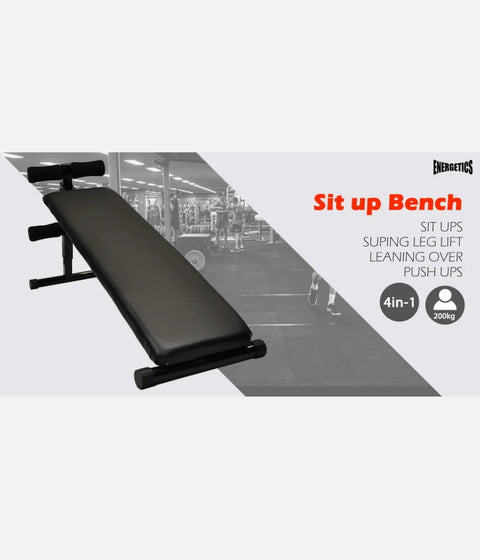 Adjustable Sit Up Bench - Crunch Fitness Exercise Press Home Gym Equipmente