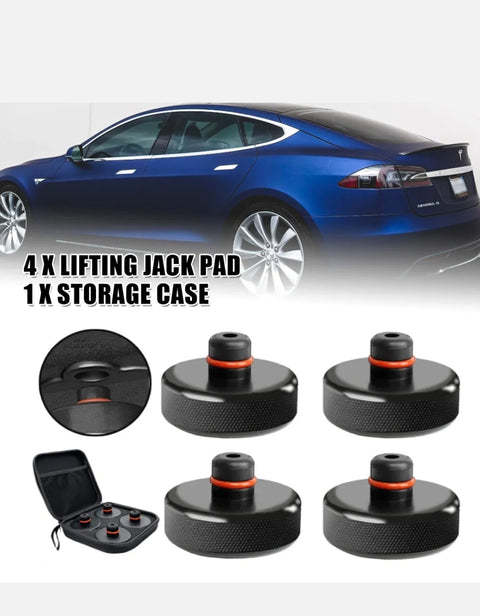 4PCS Lifting Car Jack Pad Storage Case Accessories Fit For Tesla Model 3/S/X/Y