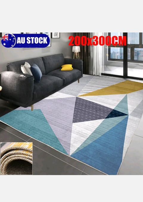 200 x 300 Modern Floor Carpet Mat Rug Area Carpet Soft Bedroom Anti-Slip Large.