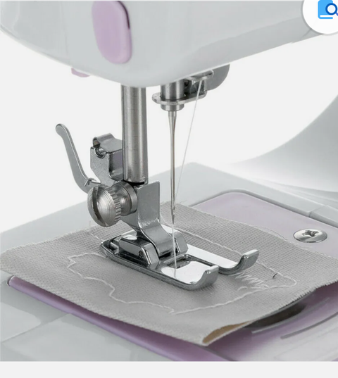 12 Stitches Mini Electric Sewing Machine Portable Overlock 2 Speeds Foot Pedal - Bright Tech Home