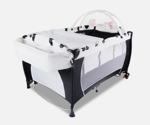 New Portable Baby Travel Cot Bed Crib Foldable Infant Bassinet Cradle Playpen