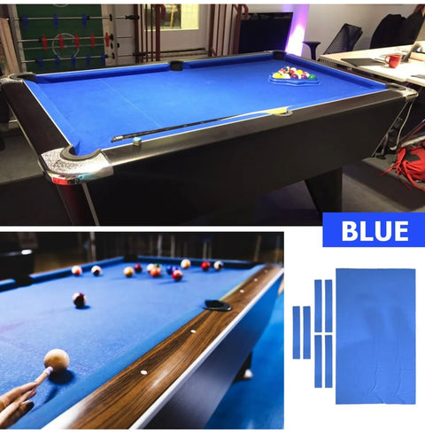 Premium 7/8/9ft Pool Table Cloth Felt Snooker Billiard Tablecloth Accessories AU