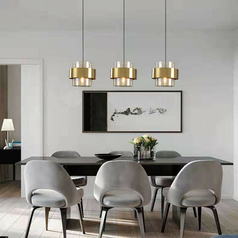 Glass Lamp Kitchen Pendant Light Modern Ceiling Lights Gold Chandelier Lighting - Bright Tech Home