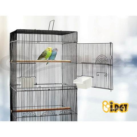i.Pet Bird Cage Pet Cages Aviary 88CM Small Budgie Parrot Finch Budgie Canary - Bright Tech Home
