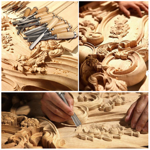 12 Wood Turning Lathe Chisel Set Woodworking Carving Woodturning Tool in AU