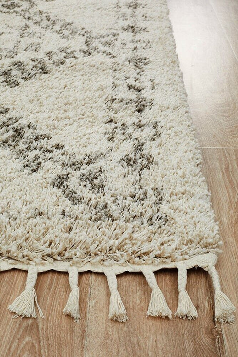 33 Natural Cream Moroccan RUG Floor Mat Carpet - Bright Tech Home