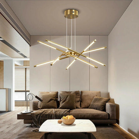 LED Pendant Light Gold Chandelier Lighting Kitchen Lamp Modern Ceiling Lights