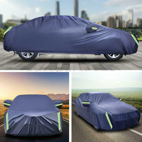 Waterproof Outdoor Full Car Cover Thick Dust Rain Sun UV Resistant  Protection