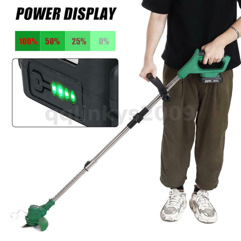 2000W Electric Cordless Grass Weed Trimmer Pruning Lawn Mower Outdoor Cutter AU. - Bright Tech Home