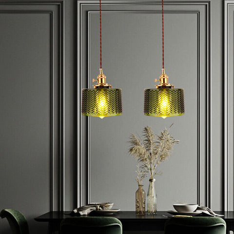 2 X Glass Lamp Kitchen Pendant Light Room Chandelier Lighting Shop Ceiling Lights - Bright Tech Home