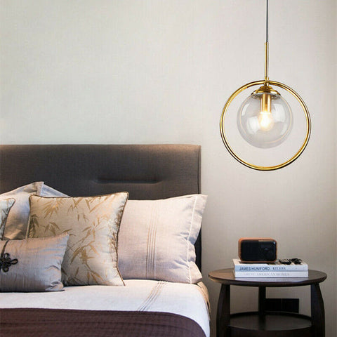 3x Kitchen Pendant Light Home Lights Glass Chandelier Lighting Bedroom Ceiling Lamp