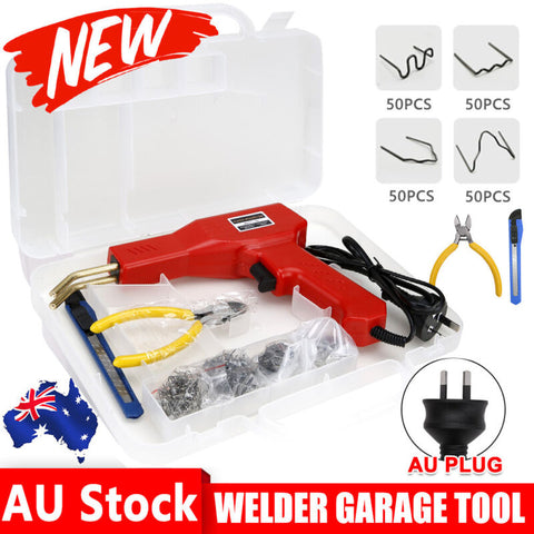 Car Plastic Repair Welder Garage Welding Nails Kit Bumper Hot Stapler Machine AU