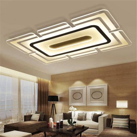 Modern Dimmable Ceiling Light Chandeliers Living Dining Room Bedroom Kitchen