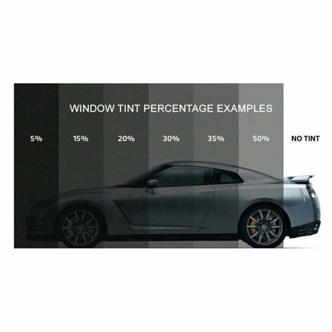 5% VLT Window Tint Film Black Roll 760mmx7m + Window Tinting Tools Kit Car Home - Bright Tech Home