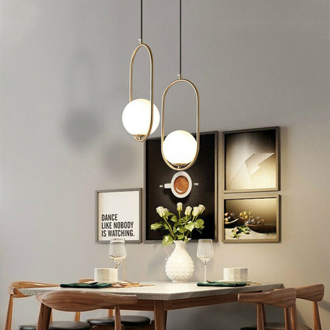 2X Modern Pendant Light Glass Chandelier Lighting Home Lamp Hotel Ceiling Lights - Bright Tech Home