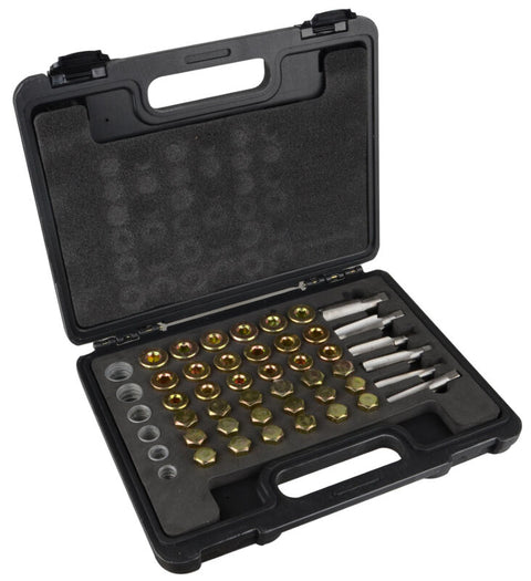 114pc Oil Pan Thread Repair Kit Sump Gearbox Drain Plug Tool Set M13 - M22 - Bright Tech Home