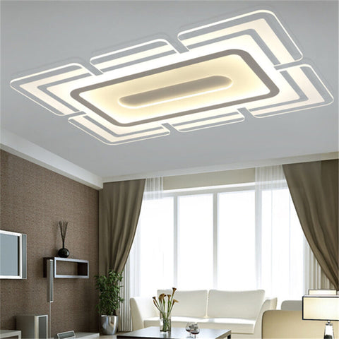 Modern Dimmable Ceiling Light Chandeliers Living Dining Room Bedroom Kitchen