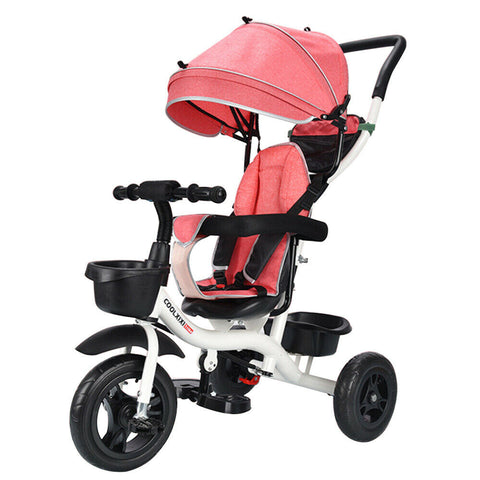 Kids Toy Stroller Reverse Toddler Bike Tricycle Trike Ride-On Baby Prams ACB#